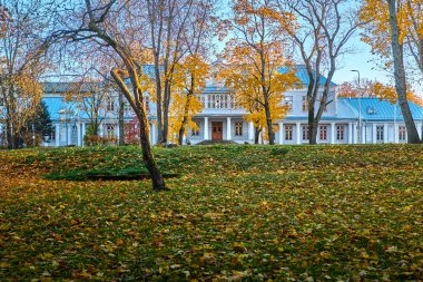Haapsalu şehirde sonbahar. Estonya