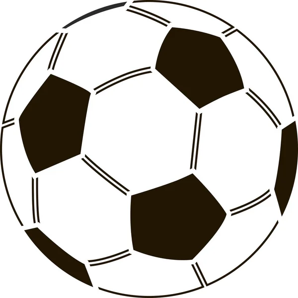 Διάτρητο Μπάλα Ποδοσφαίρου 2018 Εικονογράφηση Φορέα Για Σχεδιασμό — Διανυσματικό Αρχείο