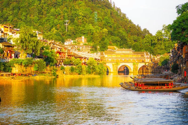 Fenghuang Ancienne Ville Chine — Photo