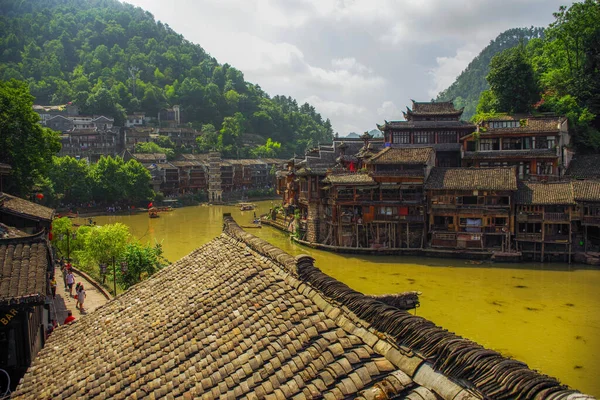 Fenghuang Ancienne Ville Chine — Photo