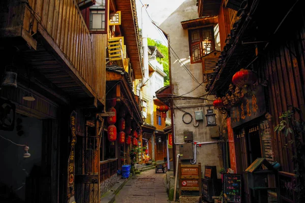 Fenghuang Antica Città Cina — Foto Stock