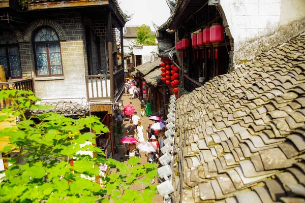 Fenghuang Ősi Város Kínában — Stock Fotó