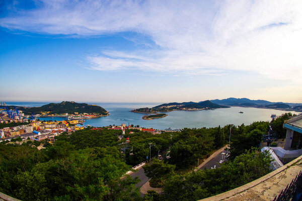 Dalian sity in on the Liaodong Peninsula