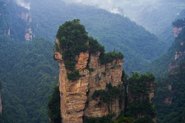 Montagne Falaise Zhangjiajie Wulingyuan Hunan Chine — Photo