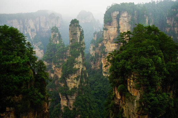 Zhangjiajie cliff mountain at Wulingyuan Hunan China