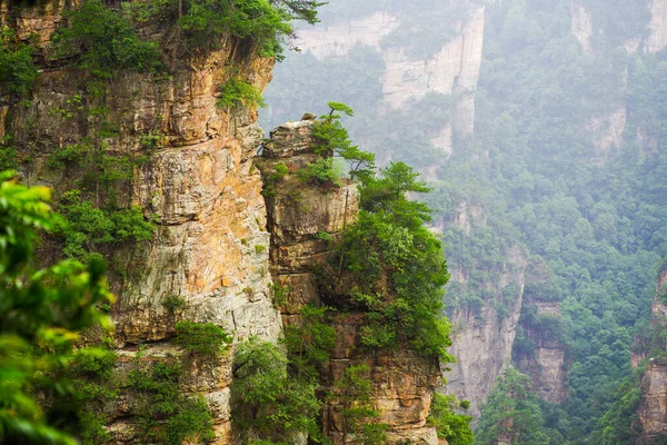 Zhangjiajie Montaña Acantilado Wulingyuan Hunan China —  Fotos de Stock