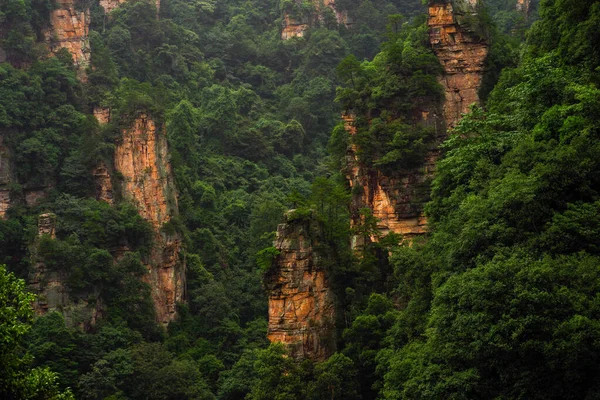 Montagne Falaise Zhangjiajie Wulingyuan Hunan Chine — Photo