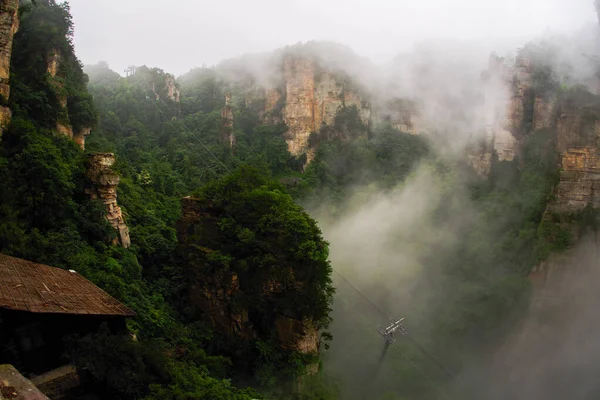 Zhangjiajie Montaña Acantilado Wulingyuan Hunan China —  Fotos de Stock