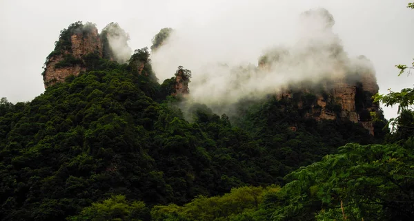 Zhangjiajie Montaña Acantilado Wulingyuan Hunan China —  Fotos de Stock