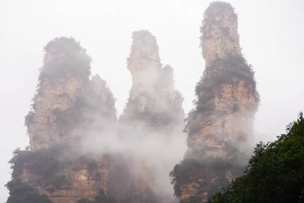 Zhangjiajie Montaña Acantilado Wulingyuan Hunan China —  Fotos de Stock