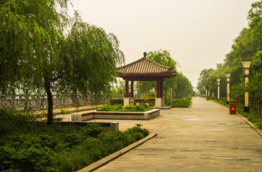 Henan eyaletinin batısında Luoyang yoğunluğu