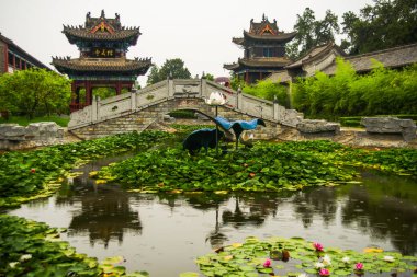 Henan eyaletinin batısında Luoyang yoğunluğu