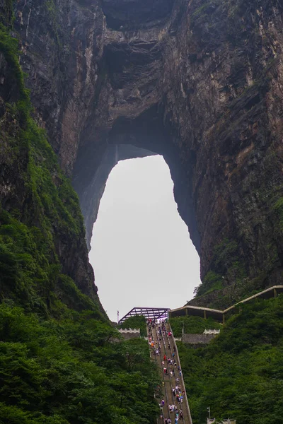 Góra Tianmen Parku Narodowym Tianmen — Zdjęcie stockowe