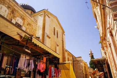 İsrail 'in merkezindeki antik Kudüs şehri.