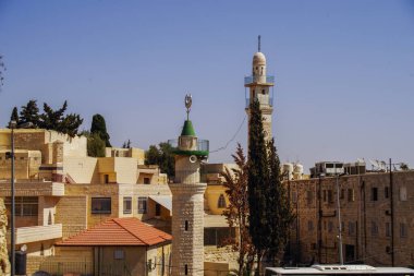 İsrail 'in merkezindeki antik Kudüs şehri.