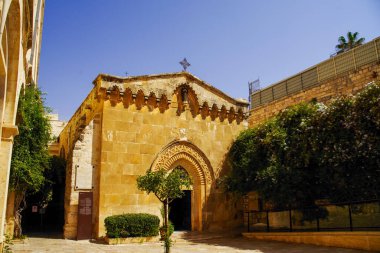 İsrail 'in merkezindeki antik Kudüs şehri.