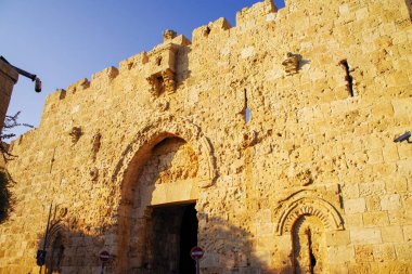 İsrail 'in merkezindeki antik Kudüs şehri.