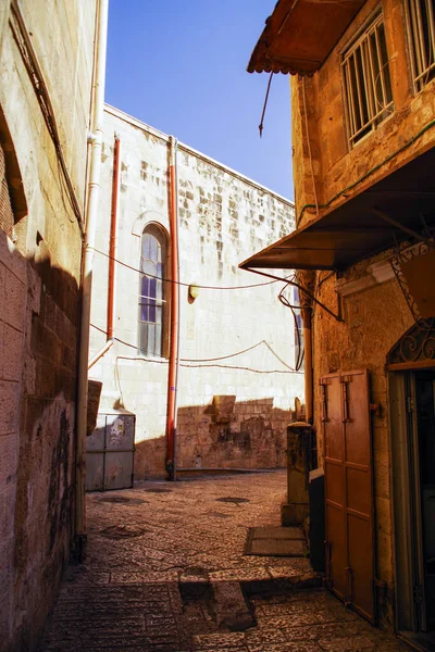 Antiga Cidade Jerusalém Centro Israel — Fotografia de Stock