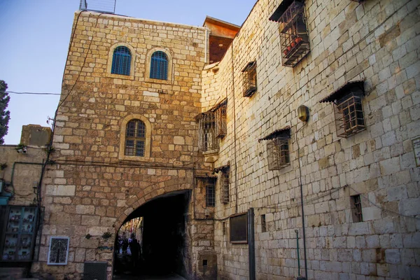 Antiga Cidade Jerusalém Centro Israel — Fotografia de Stock