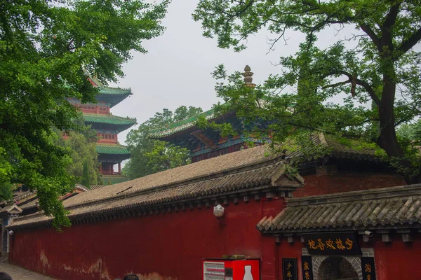 Shaolin Buddhistiskt Kloster Centrala Kina — Stockfoto