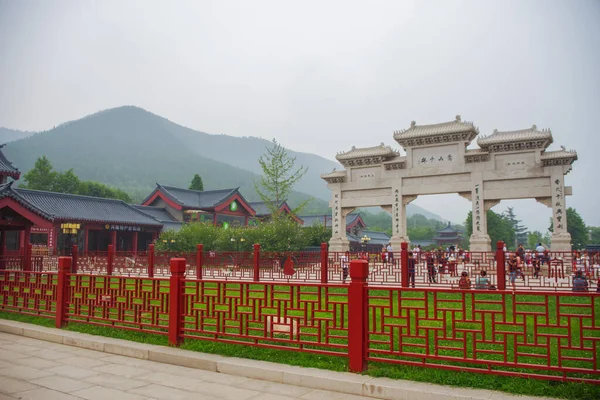 Шаолинь Буддийский Монастырь Центральном Китае — стоковое фото