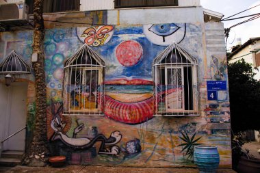 Akdeniz kıyısındaki Tel Aviv şehri