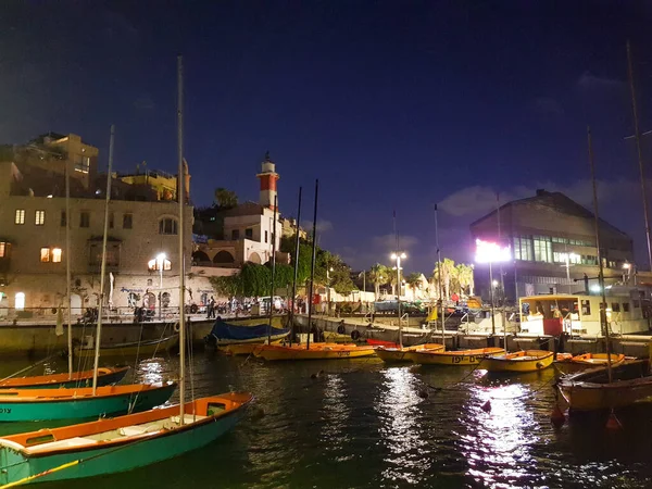 Tel Aviv Stad Aan Middellandse Zee Kust — Stockfoto