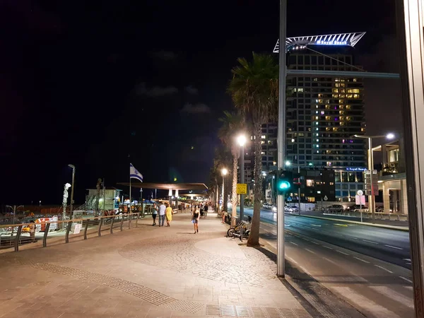 Tel Aviv City Mediterranean Coast — Stock Photo, Image