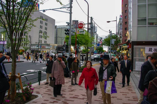 春天东京的街道 — 图库照片