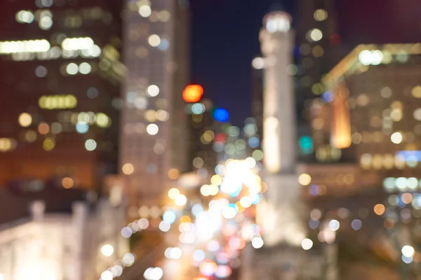 Captura desenfocada de Chicago — Foto de Stock