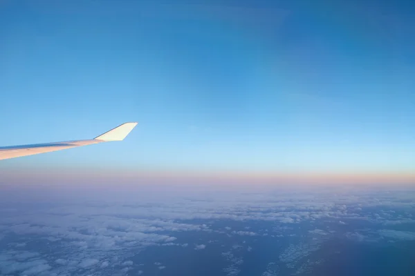 Vue de l'avion à réaction — Photo