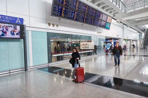 Mezinárodní letiště v Hong Kongu — Stock fotografie