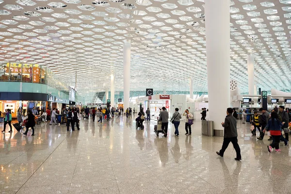 Shenzhen Bao'an internationella flygplats. — Stockfoto