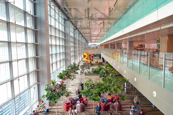 All'interno di Changi Aiport — Foto Stock