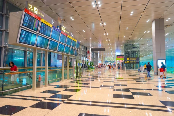 Vnitřní část letiště Changi — Stock fotografie