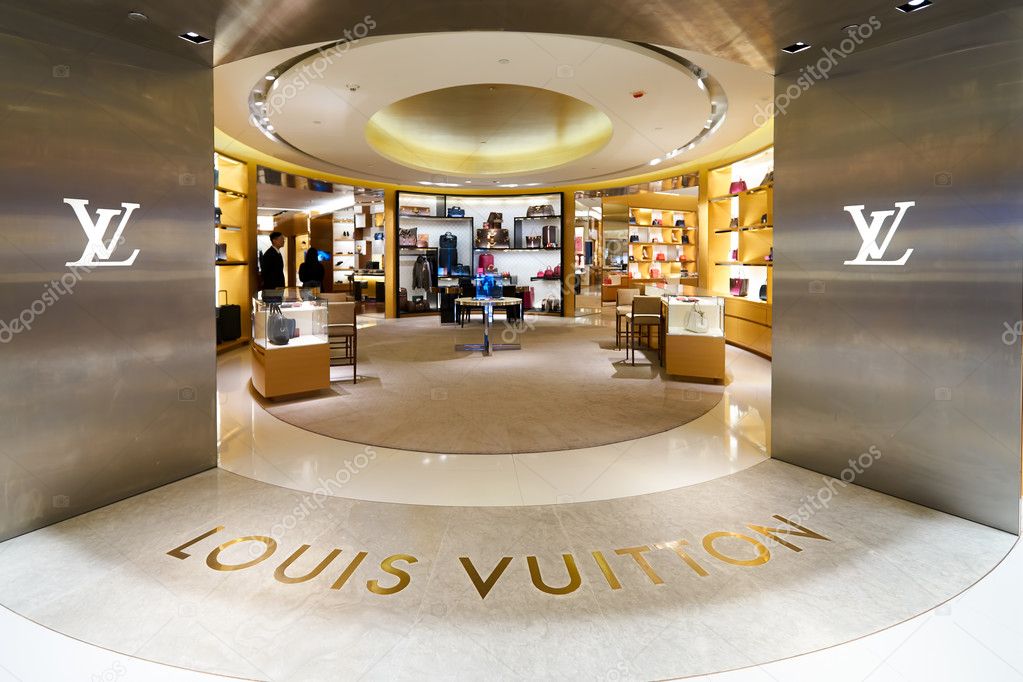 Louis Vuitton LV Outlet in Changi Airport, Singapore Editorial