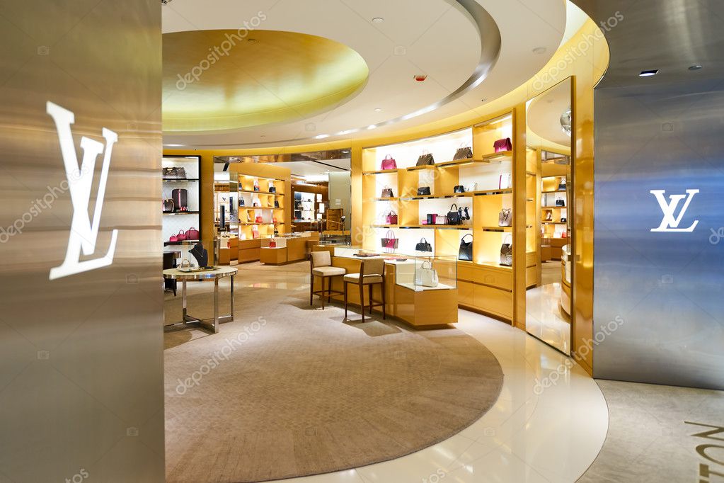 HONG KONG - CIRCA JANUARY, 2016: Louis Vuitton store in Hong Kong. Louis Vuitton is a French fashion house, one of the world's leading international fashion houses.