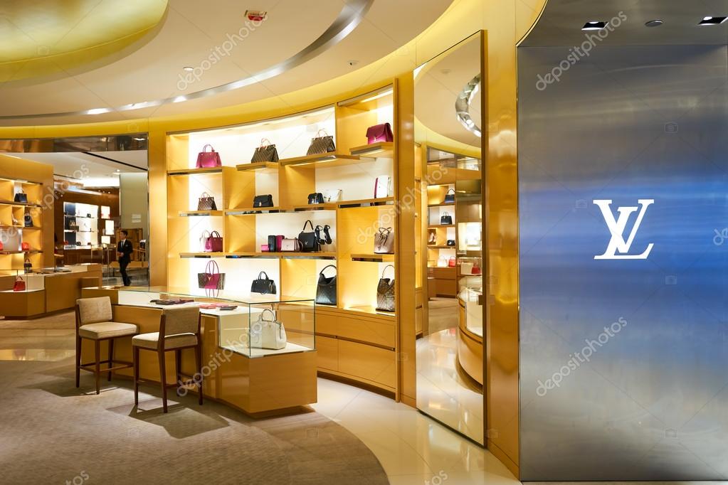 HONG KONG - CIRCA JANUARY, 2016: Louis Vuitton store in Hong Kong. Louis Vuitton is a French fashion house, one of the world's leading international fashion houses.