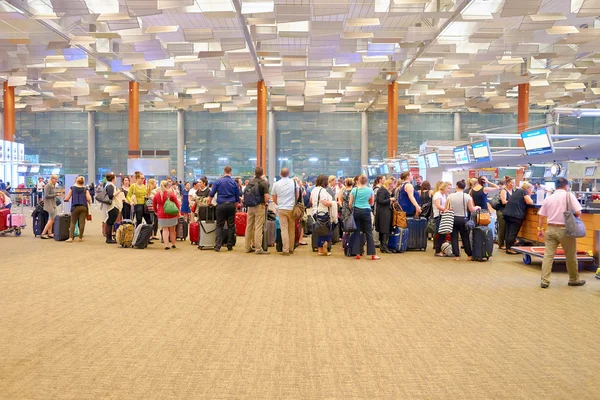 À l'intérieur de l'aéroport de Changi — Photo