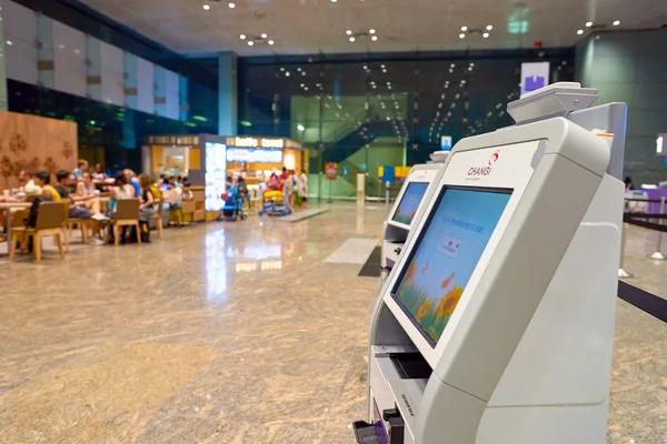 Chiosco self check-in — Foto Stock