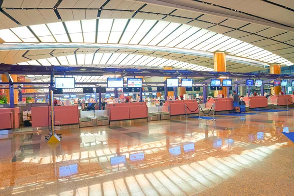 Balcões de check-in Changi Aiport — Fotografia de Stock