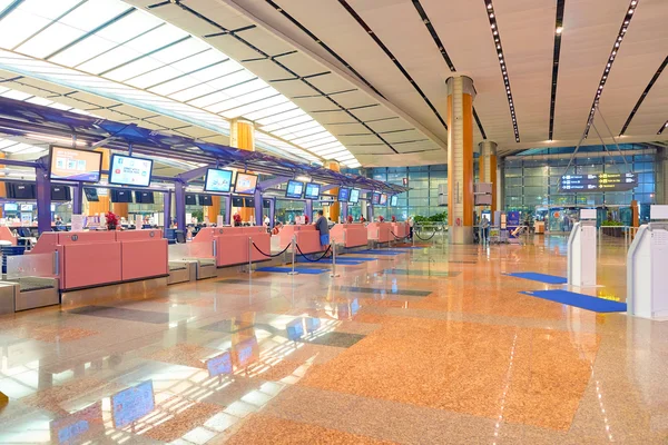 Check-in counters Changi Aiport — Stock Photo, Image