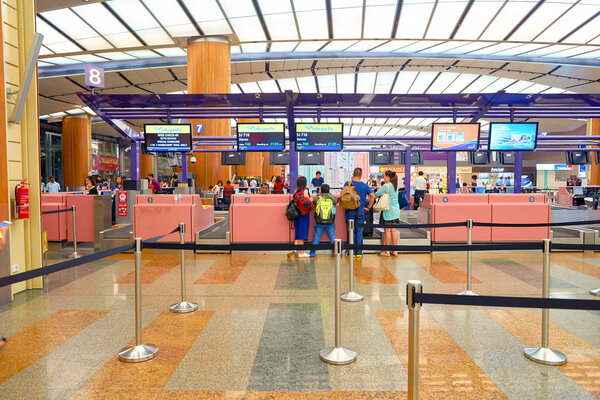 Счетчики регистрации Чанги Айпорт
