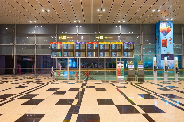 Binnenkant van Changi Airport — Stockfoto