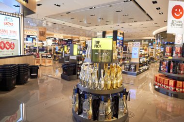 Singapur Changi Havaalanı deposunda