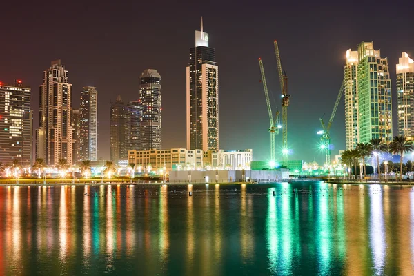 Burj Khalifa Lake in Dubai — Stock Photo, Image