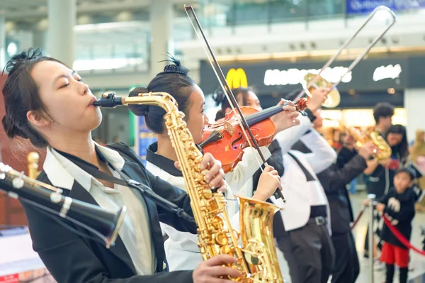 Instrumental Flash Mob — Fotografia de Stock