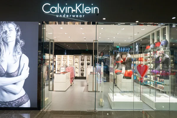 Calvin Klein магазин — стокове фото