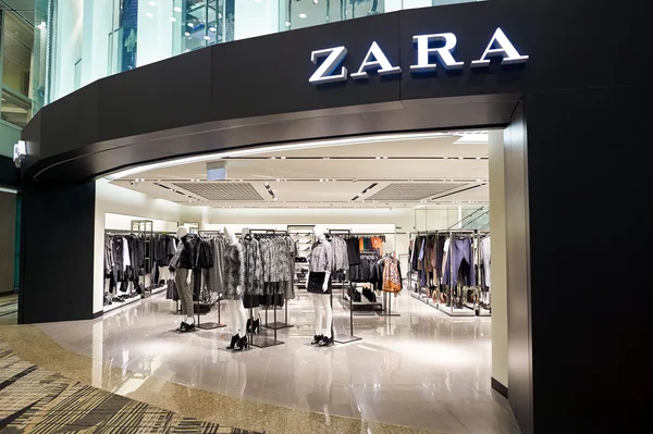 Магазин Zara в аэропорту Чанги — стоковое фото