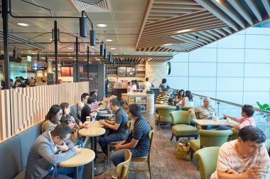  müşteriler Starbucks Cafe